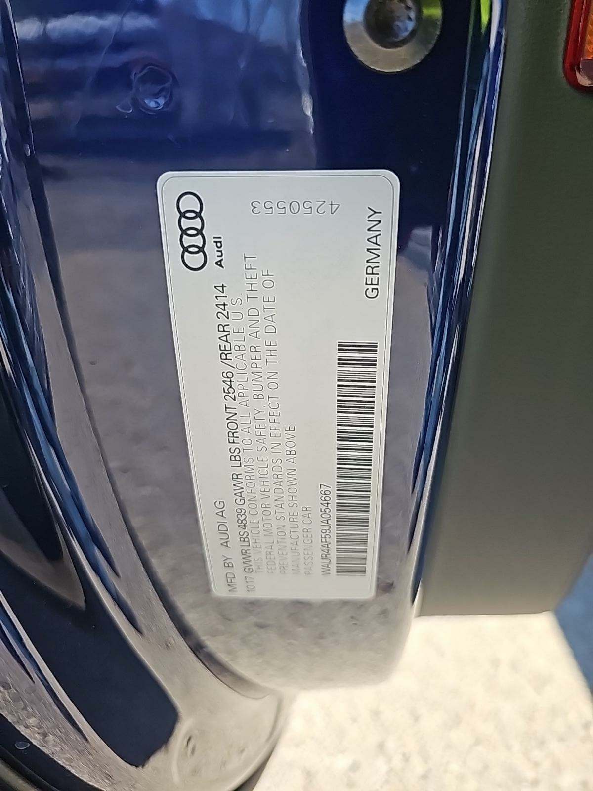 2018 Audi S5 Prestige AWD