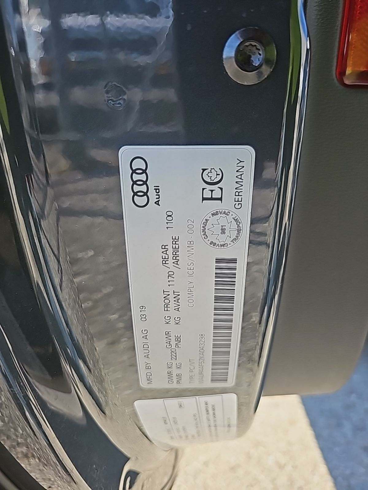 2019 Audi S5 Coupe Technik AWD