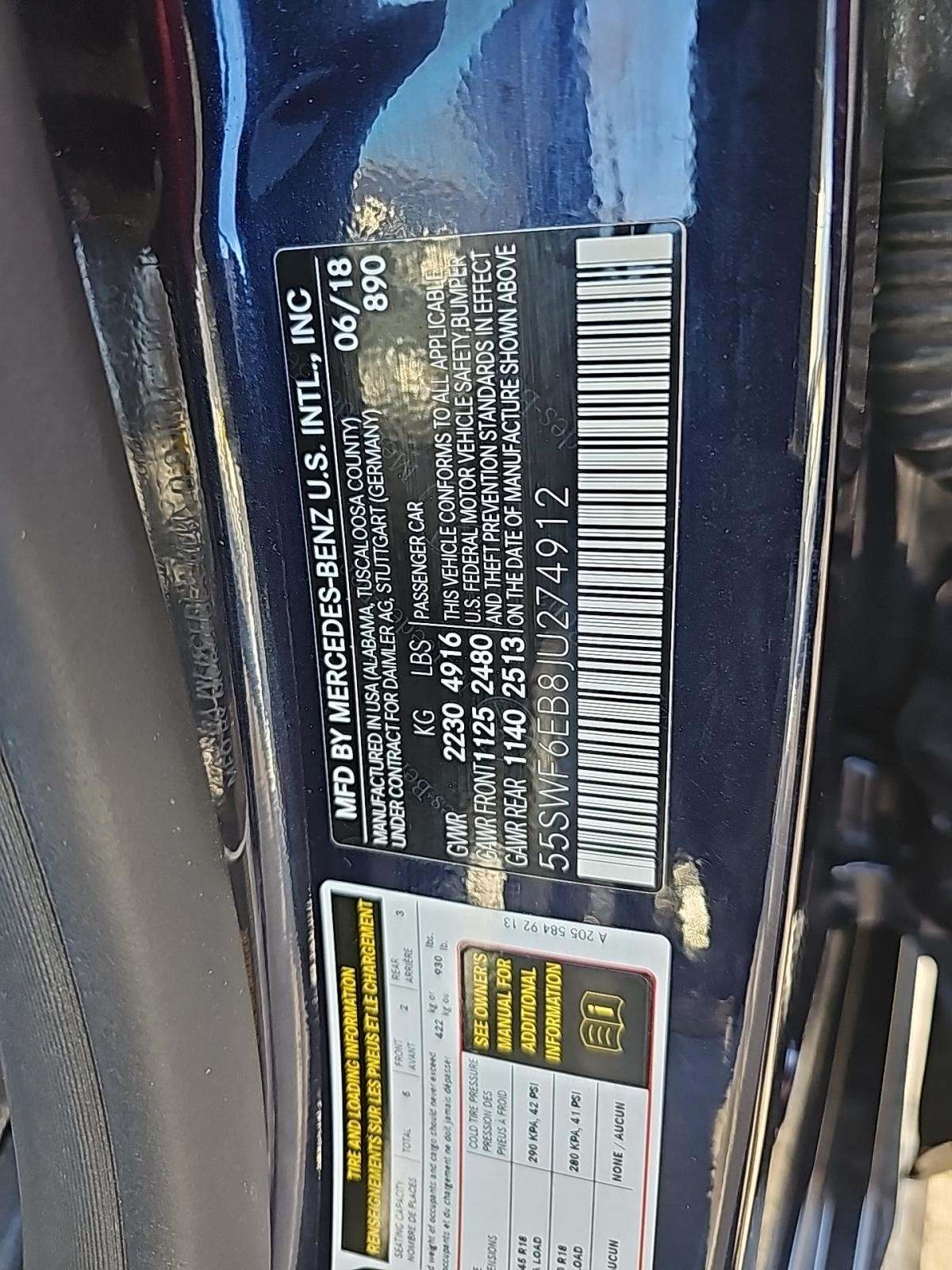 2018 Mercedes-Benz C-Class AMG C 43 AWD