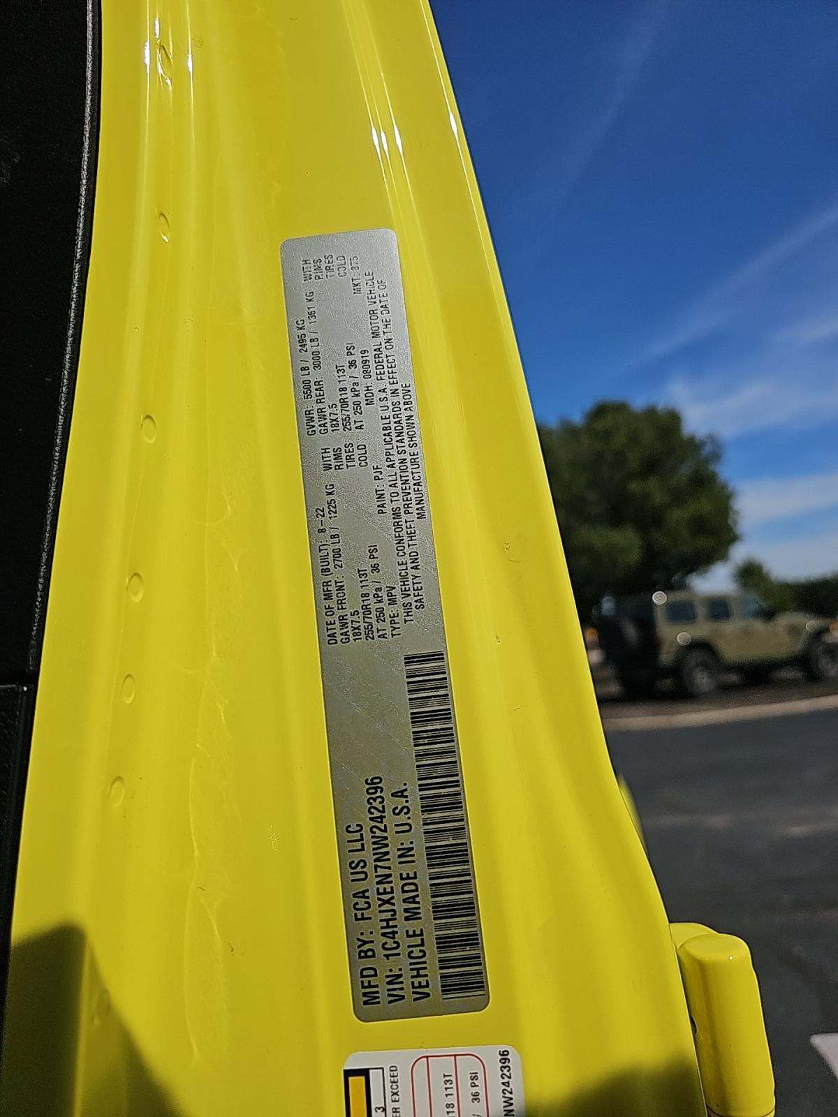 2022 Jeep Wrangler Unlimited Sahara AWD