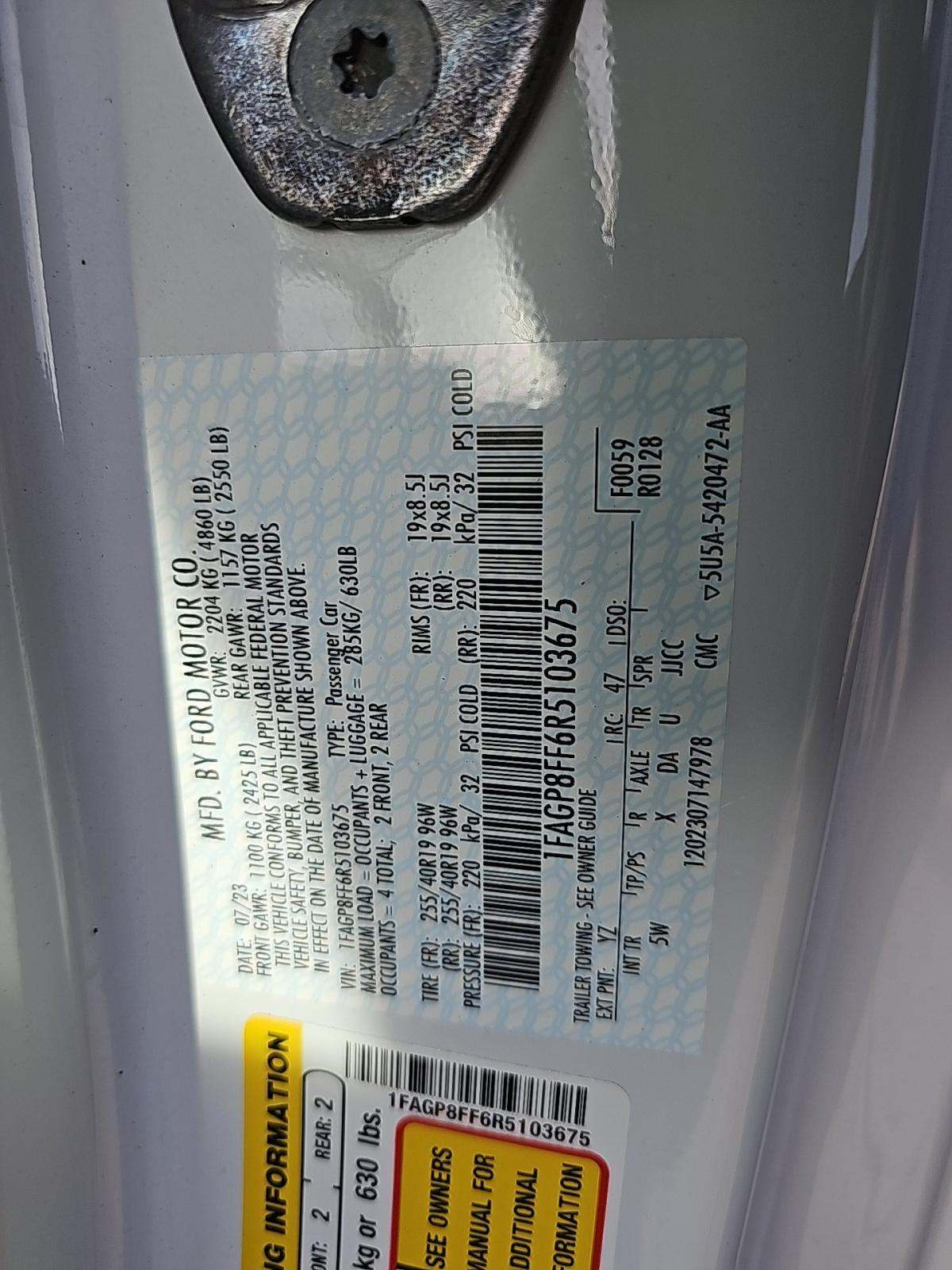 2024 Ford Mustang GT Premium RWD