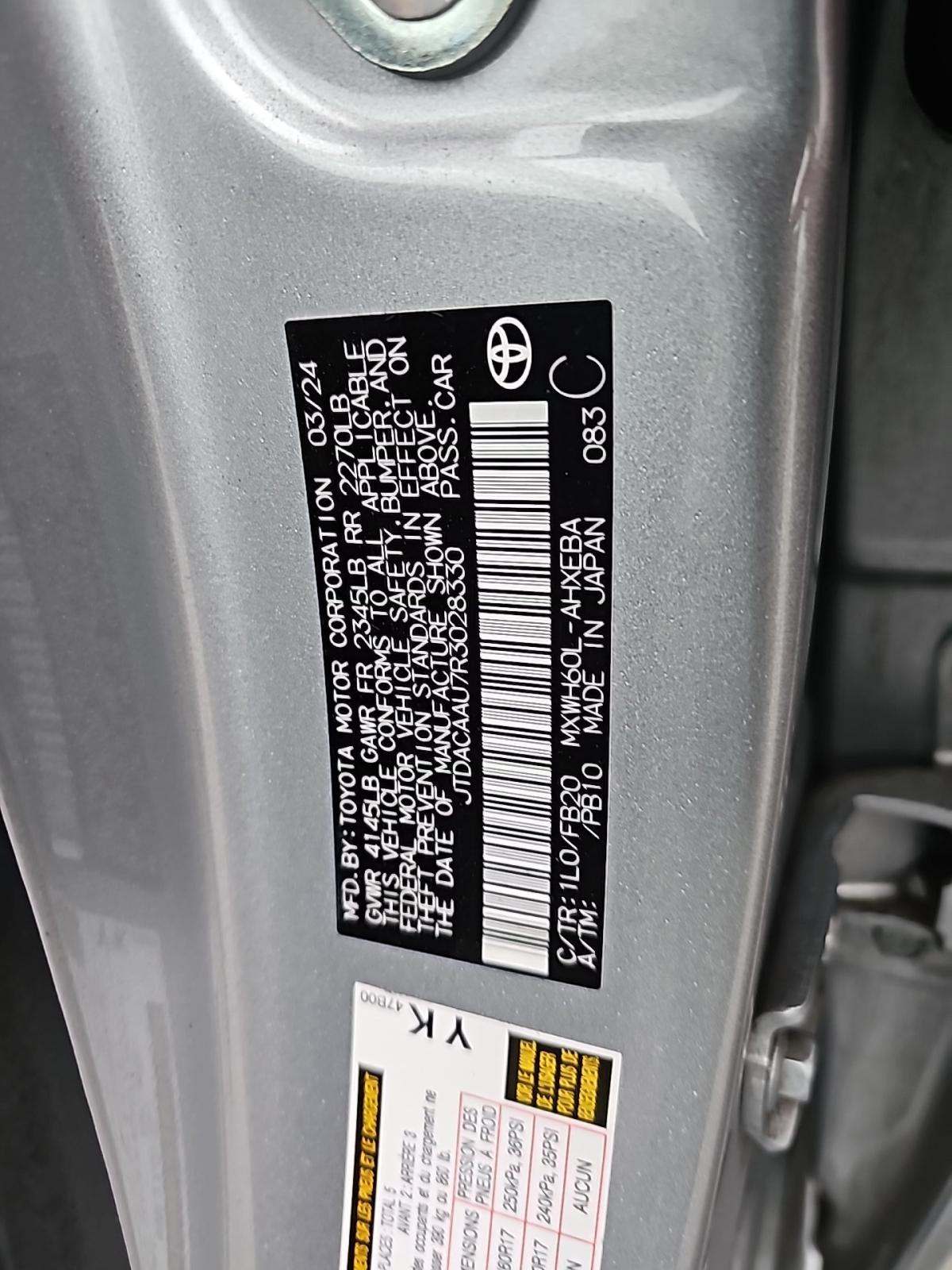 2024 Toyota Prius LE FWD