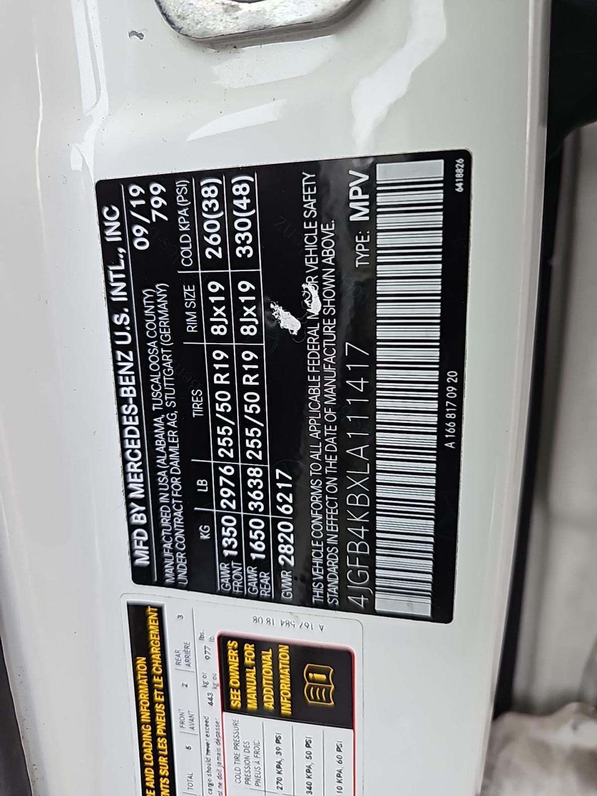 2020 Mercedes-Benz GLE GLE 350 AWD