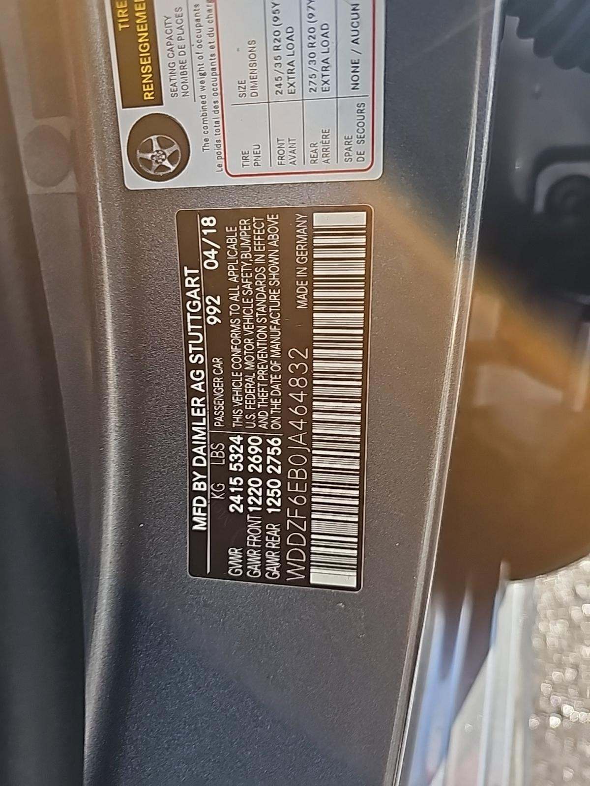 2018 Mercedes-Benz E-Class AMG E 43 AWD