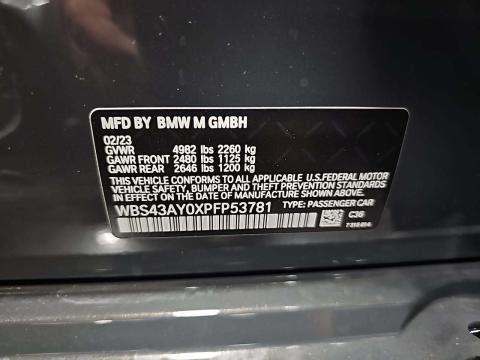 2023 BMW M3 Competition xDrive AWD