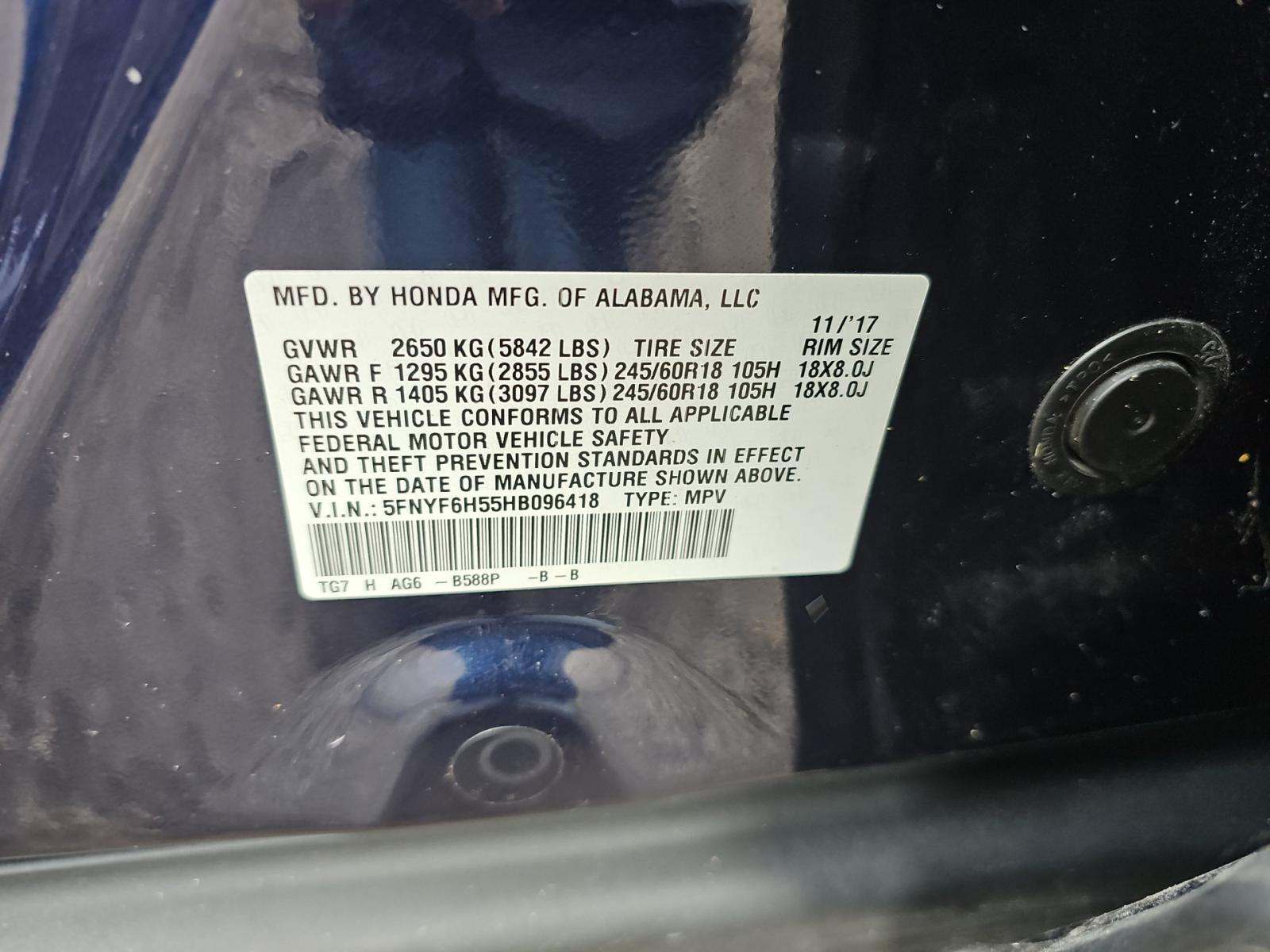 2017 Honda Pilot EX-L AWD
