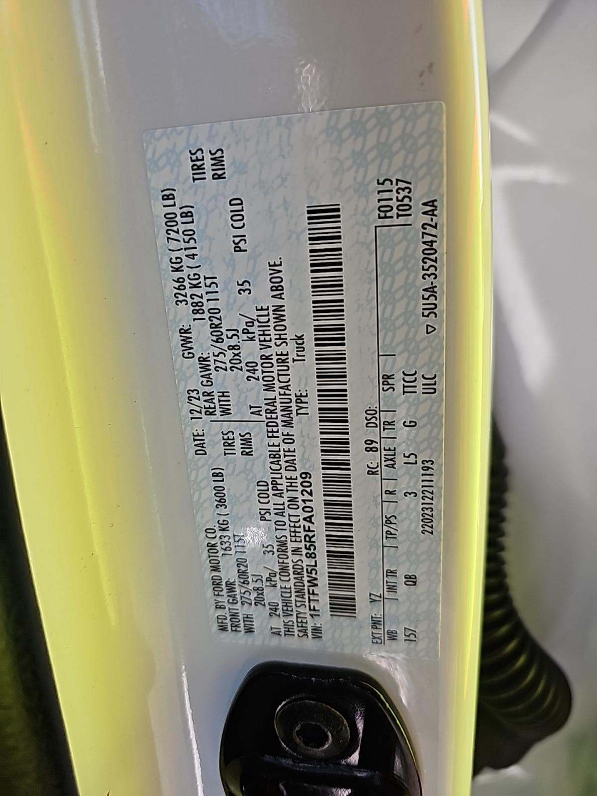 2024 Ford F-150 Lariat AWD