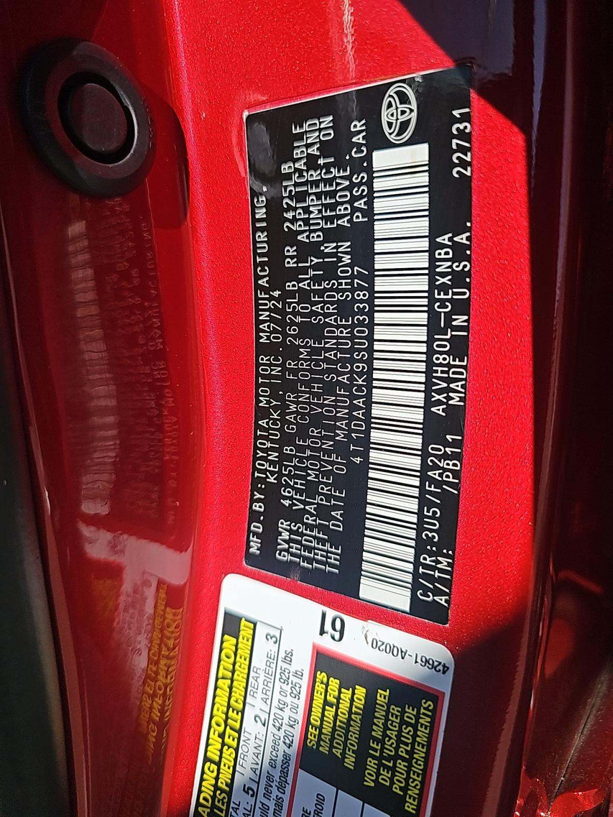 2025 Toyota Camry LE FWD