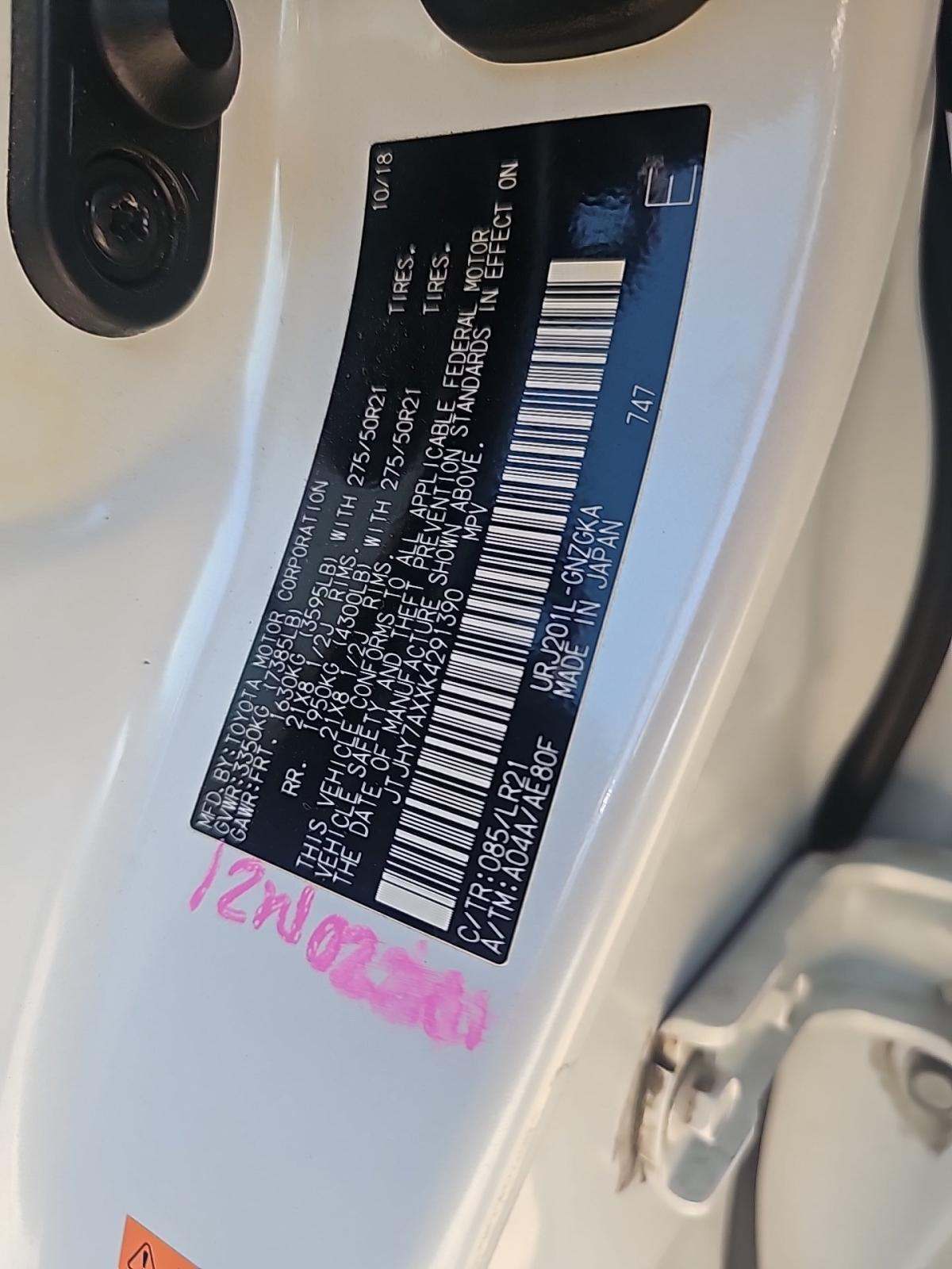 2019 Lexus LX LX 570 AWD