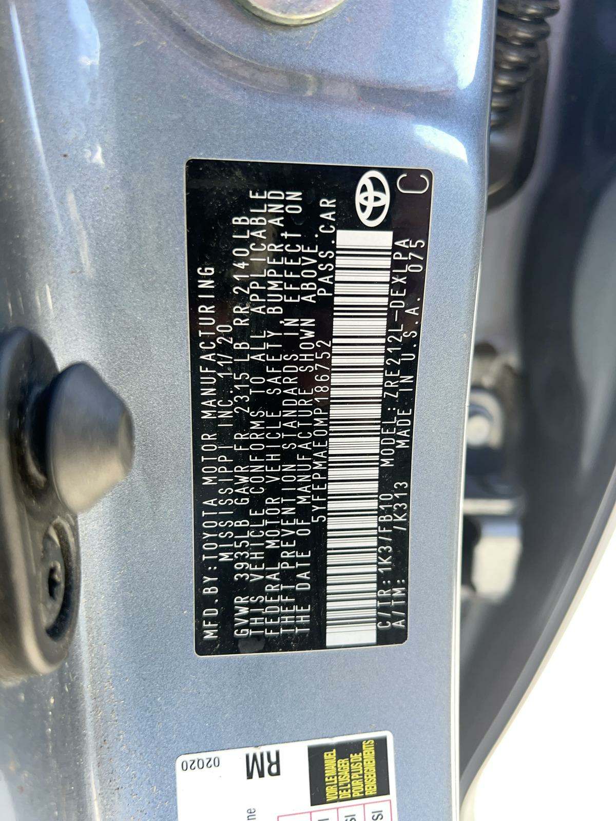 2021 Toyota Corolla LE FWD