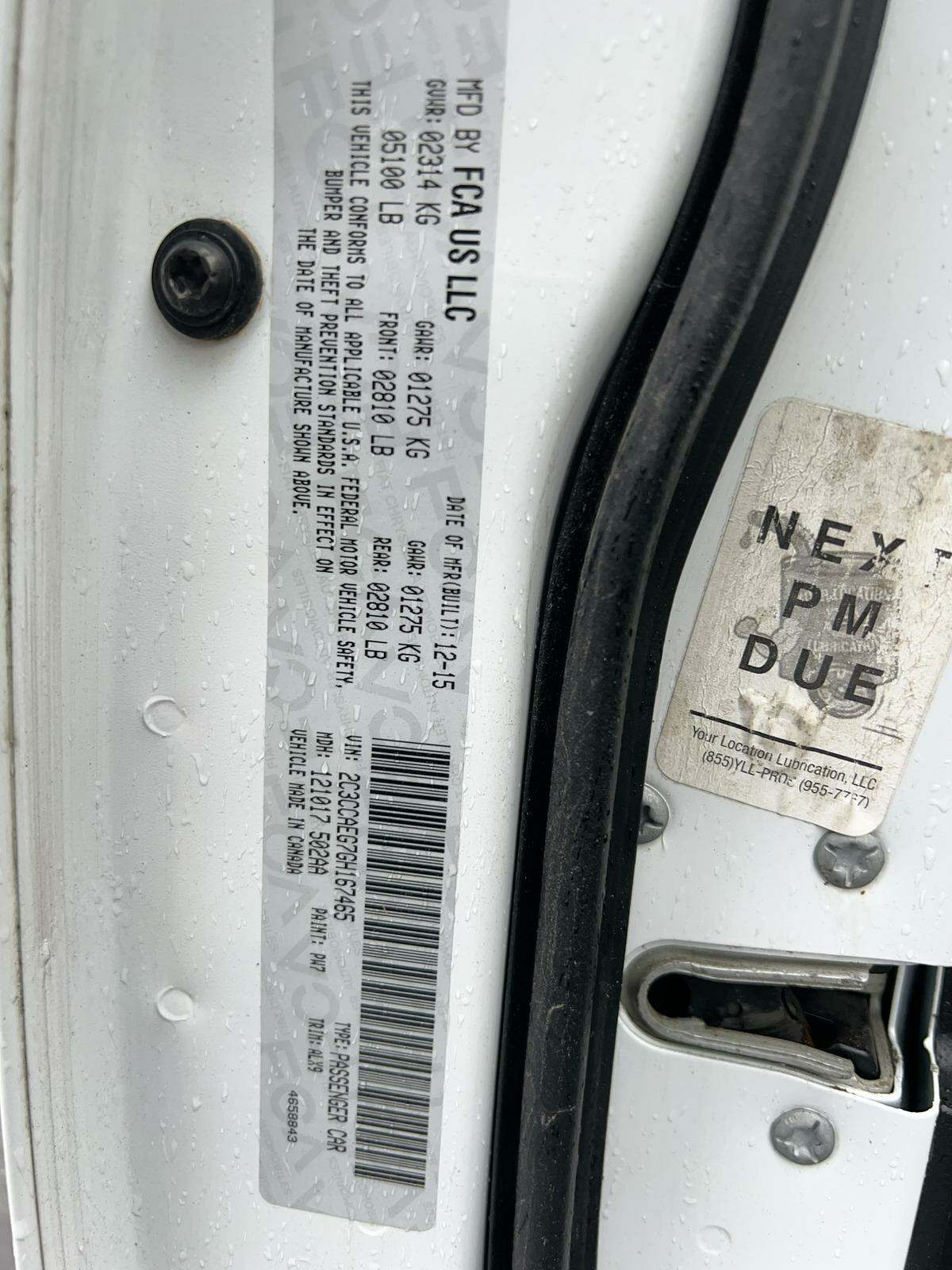 2016 Chrysler 300 C RWD