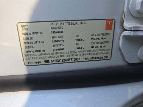 2017 Tesla Model S 75D AWD
