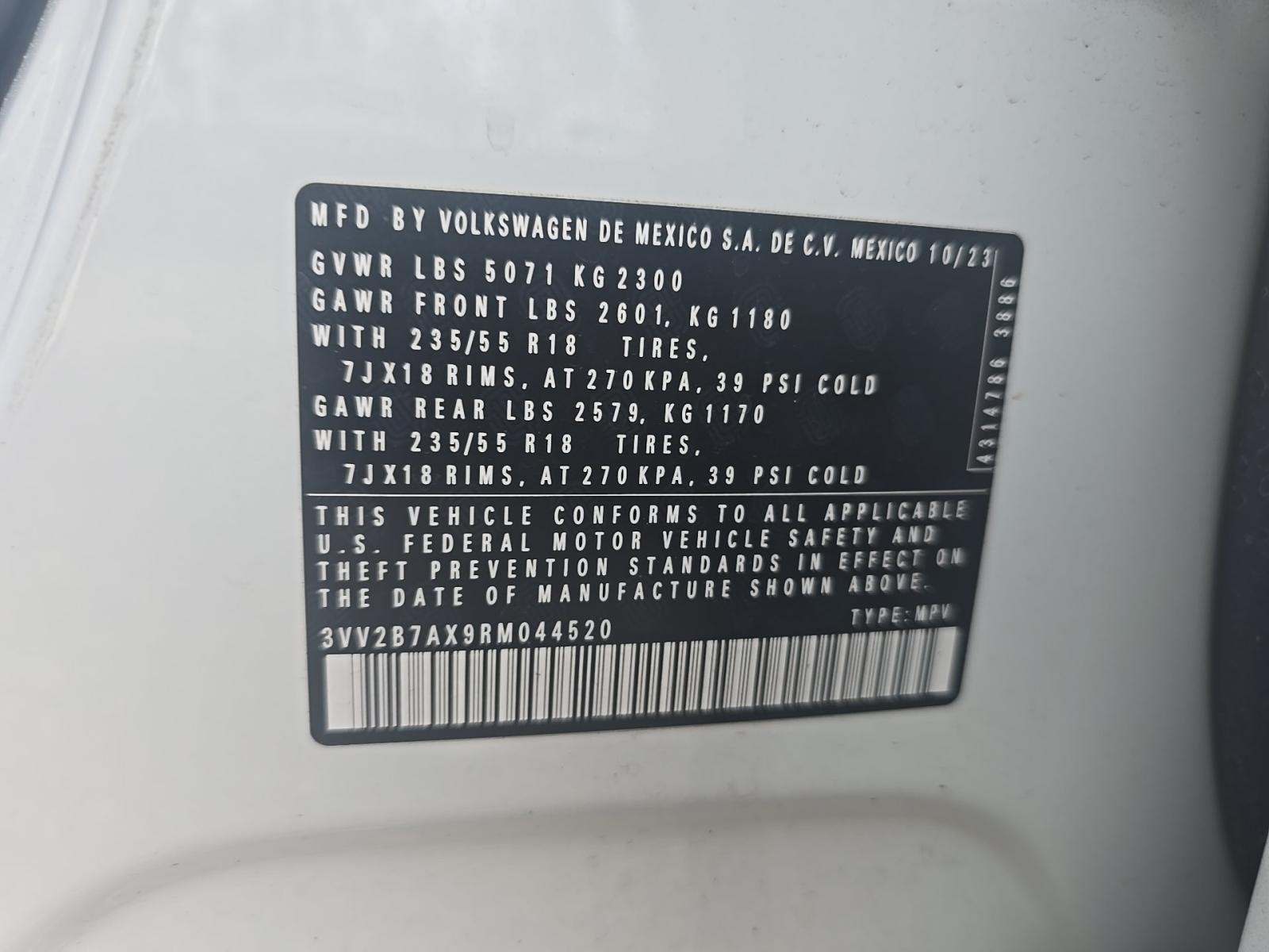 2024 Volkswagen Tiguan 2.0T SE AWD