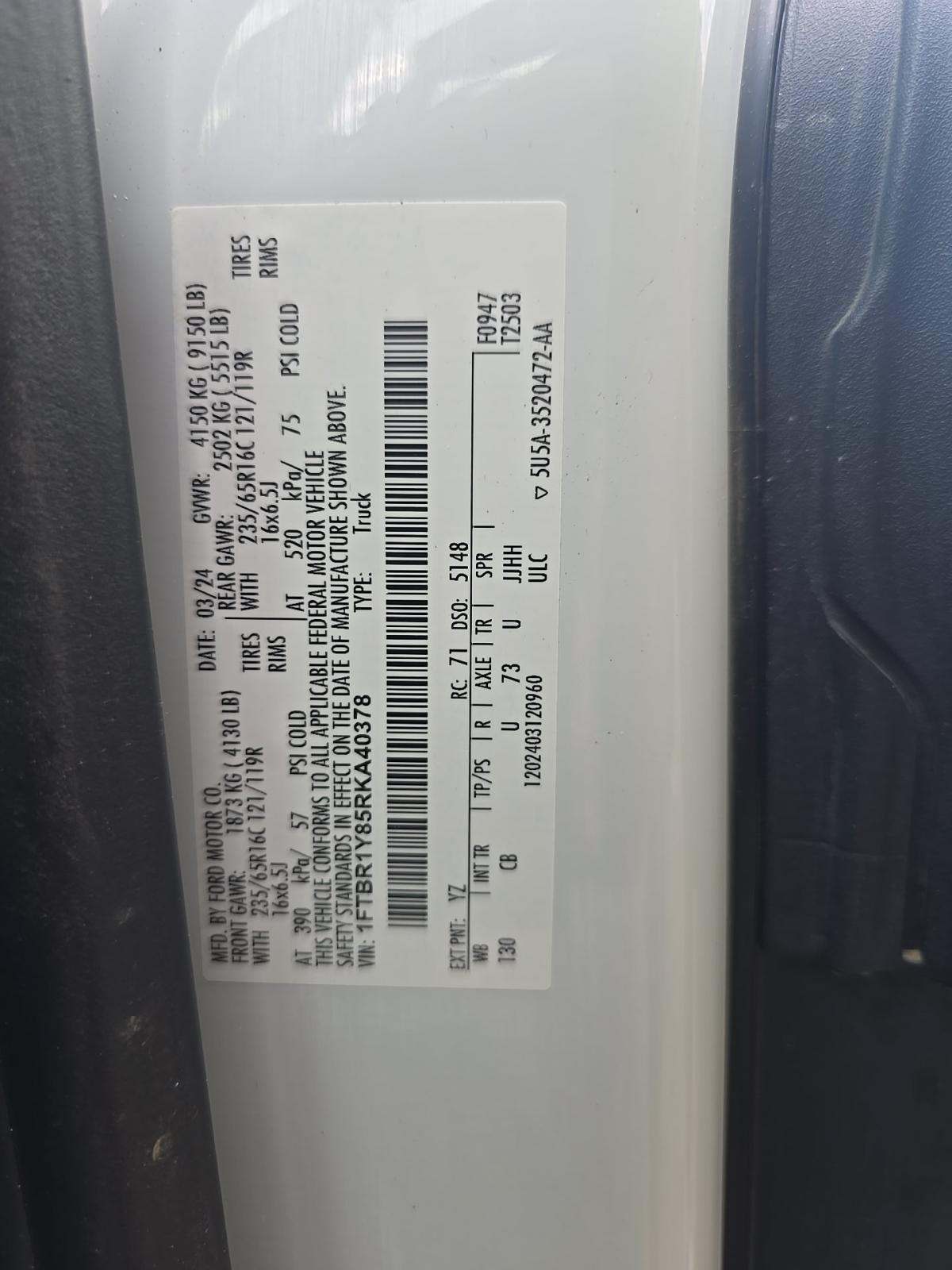 FORD TRANSIT 250 - 5