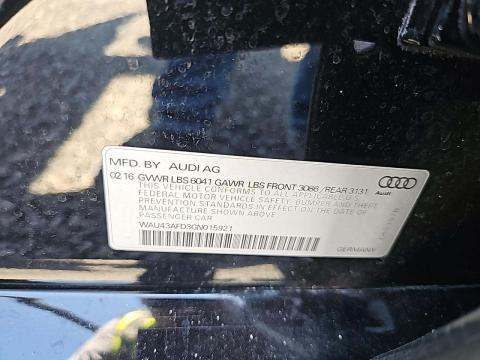 2016 Audi A8 L 4.0T Sport AWD