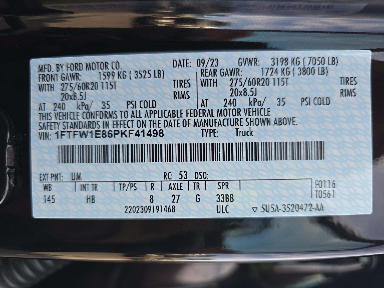 2023 Ford F-150 Lariat AWD