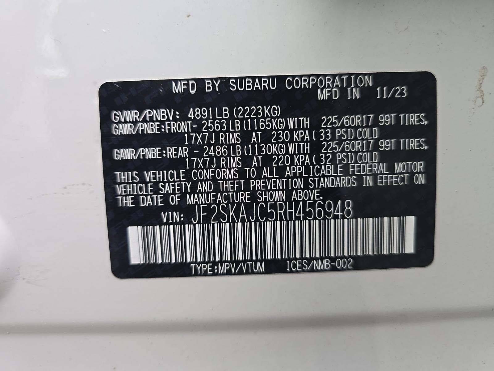 2024 Subaru Forester Wilderness AWD