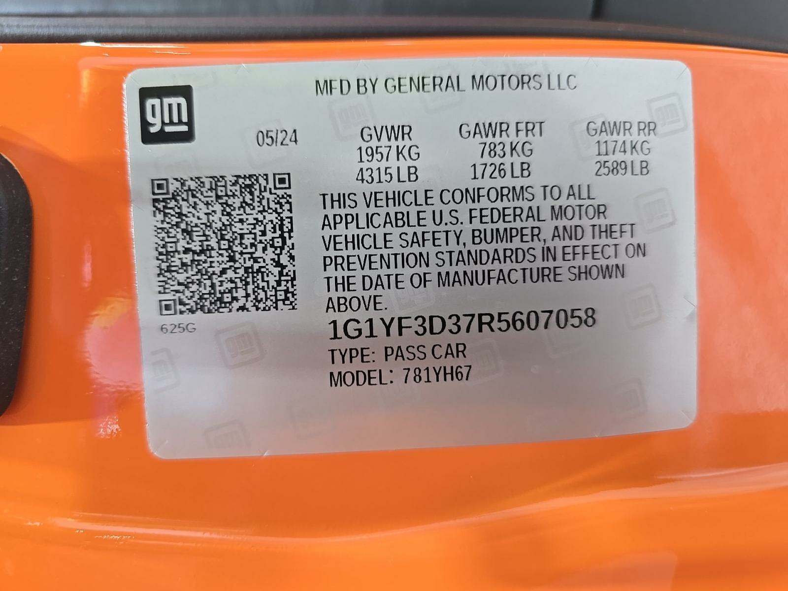 2024 Chevrolet Corvette Z06 RWD