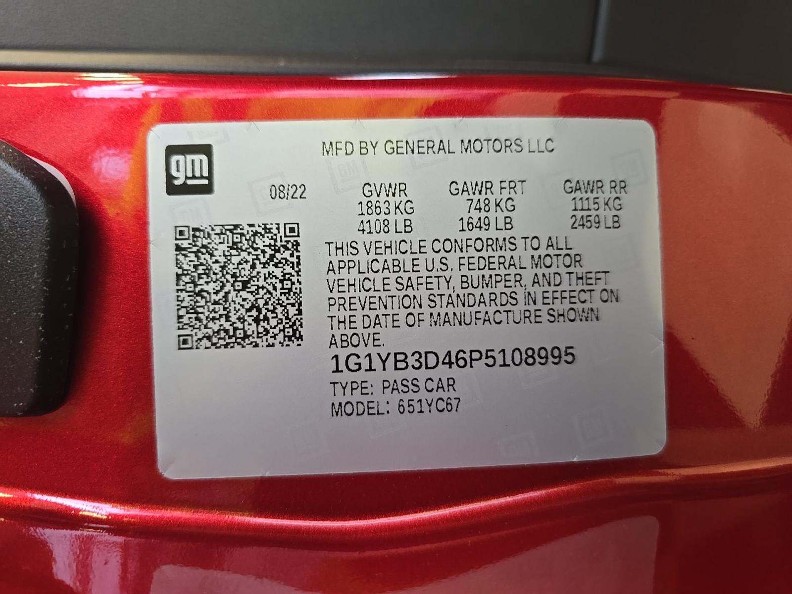 2023 Chevrolet Corvette Stingray RWD