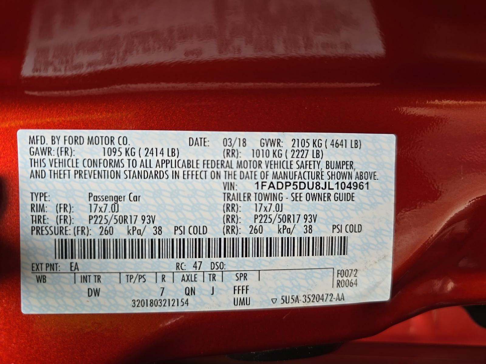 2018 Ford C-MAX Hybrid Titanium FWD