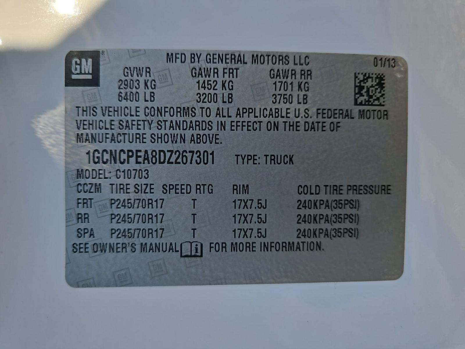 2013 Chevrolet Silverado 1500 Work Truck RWD