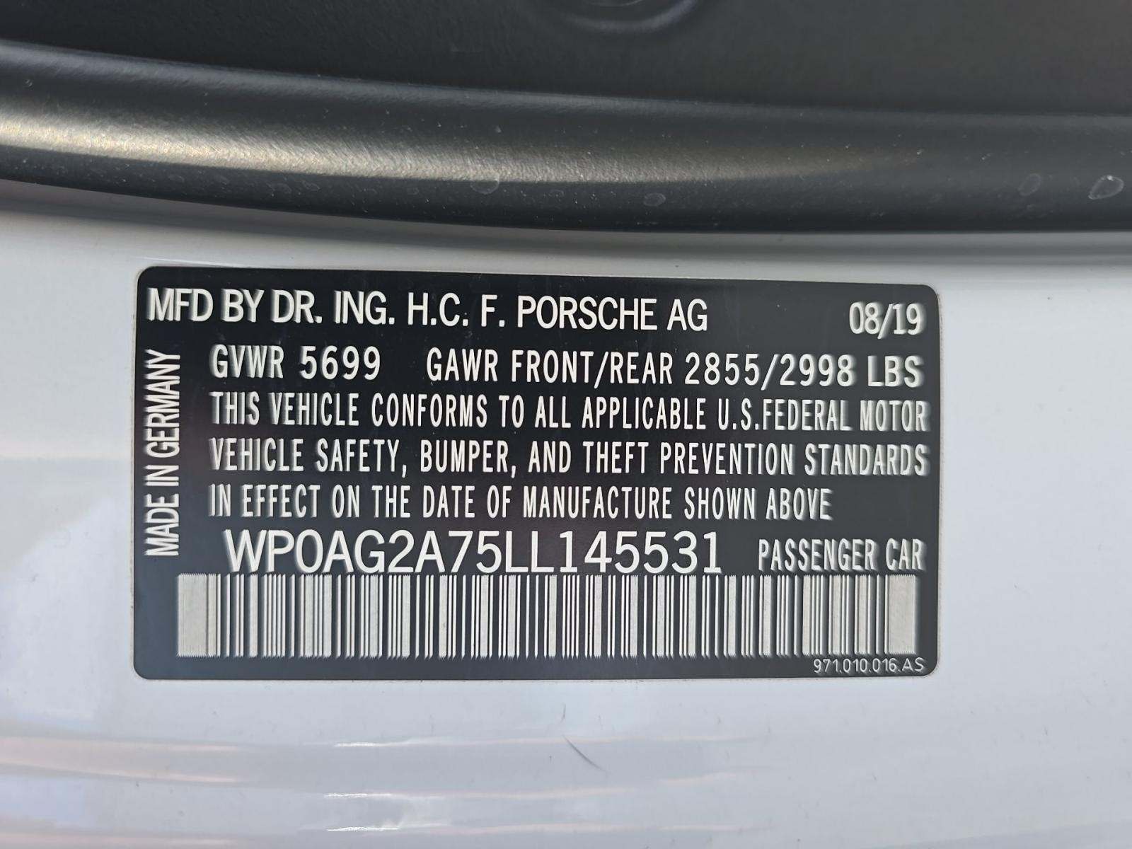 2020 Porsche Panamera GTS AWD