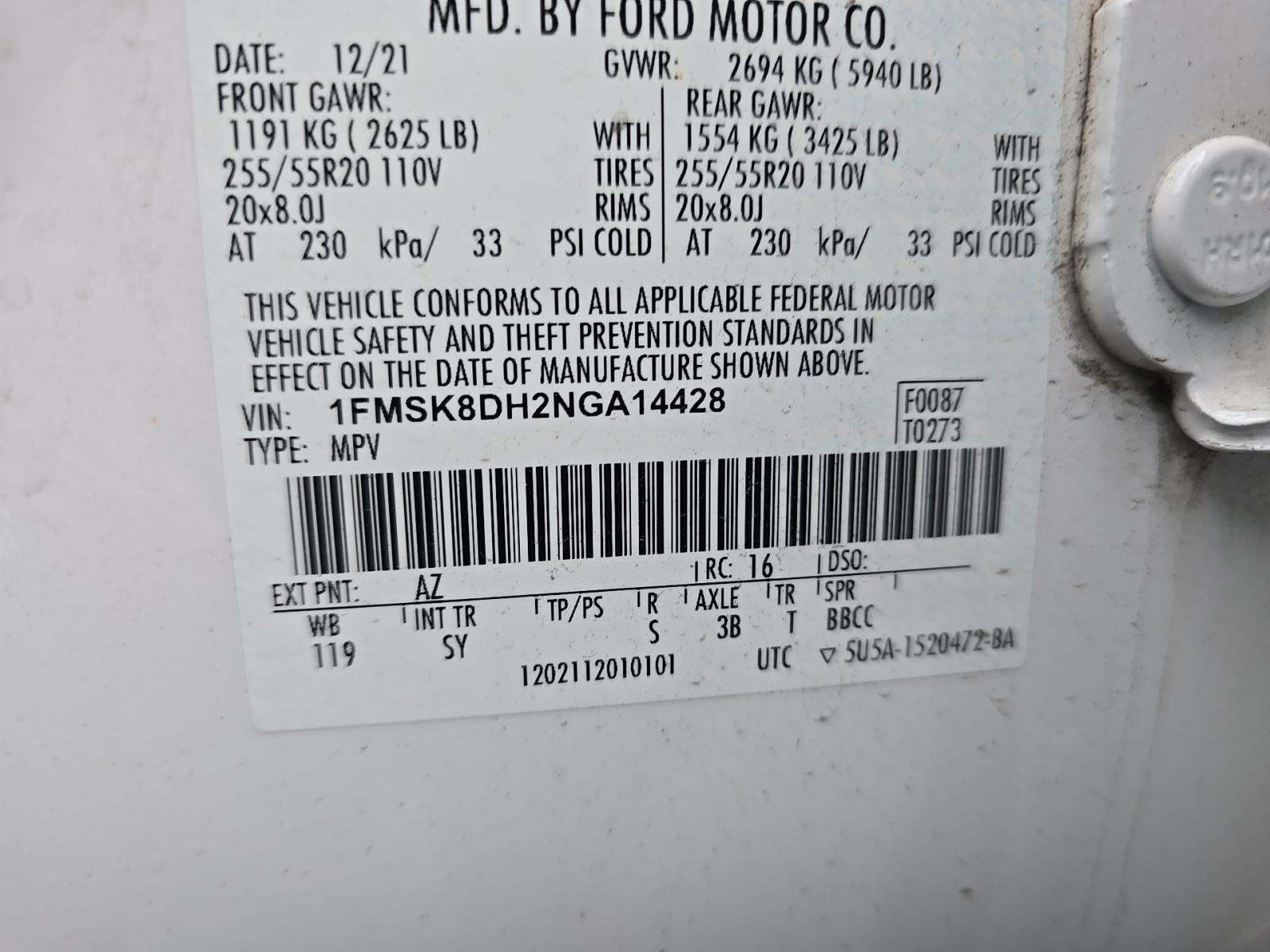 2022 Ford Explorer XLT AWD