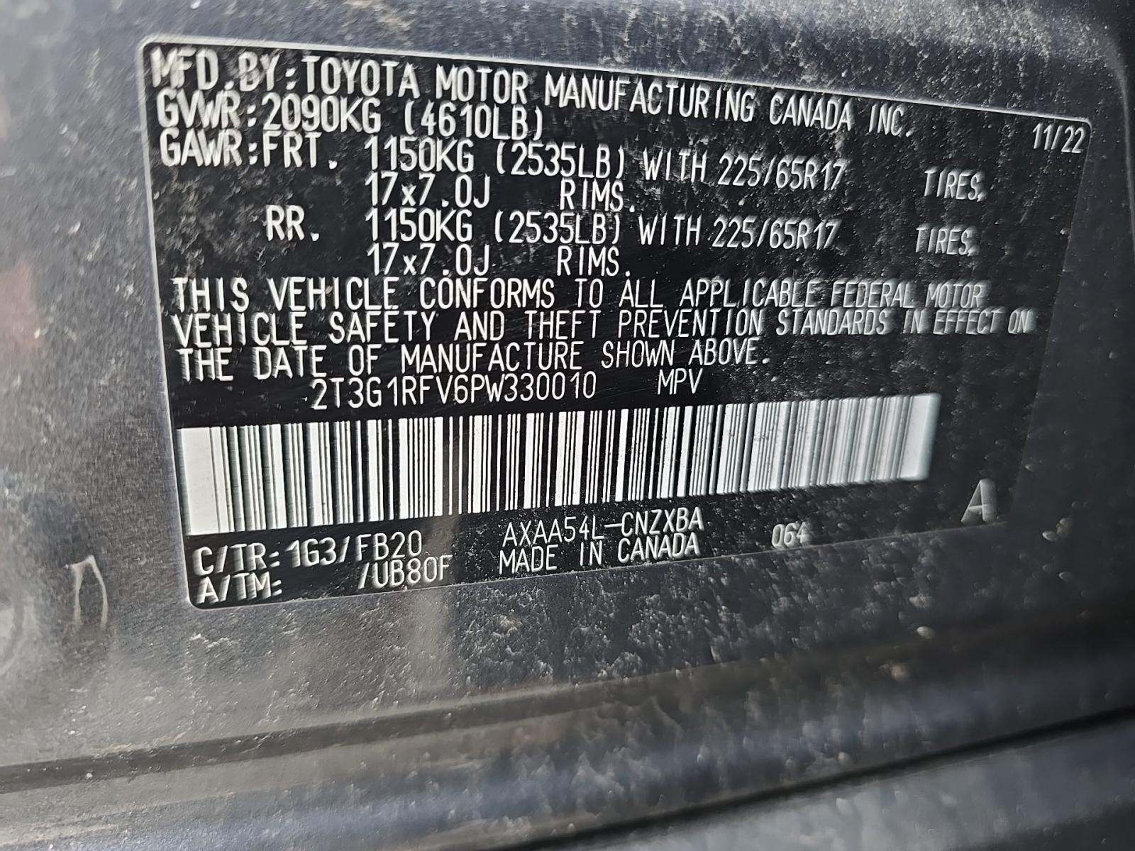 2023 Toyota RAV4 LE AWD