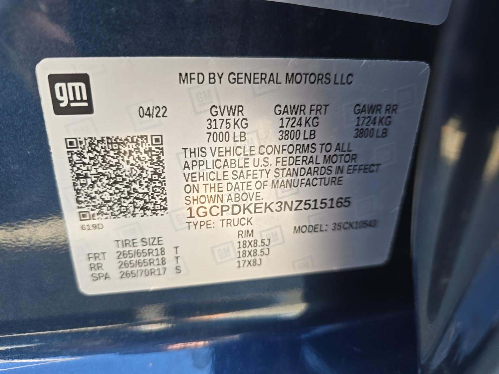 2022 Chevrolet Silverado 1500 LT AWD