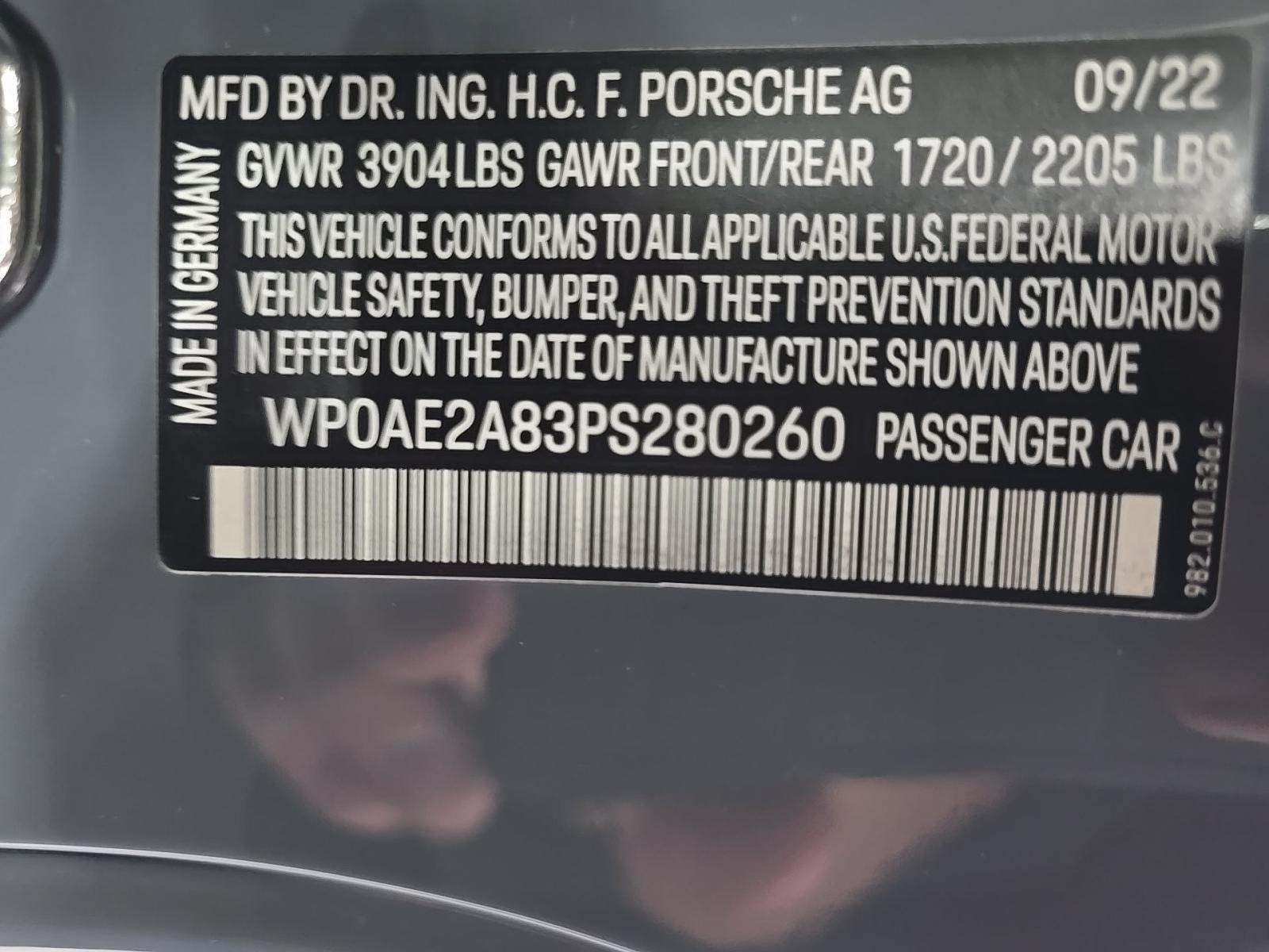 2023 Porsche 718 Cayman GT4 RS RWD