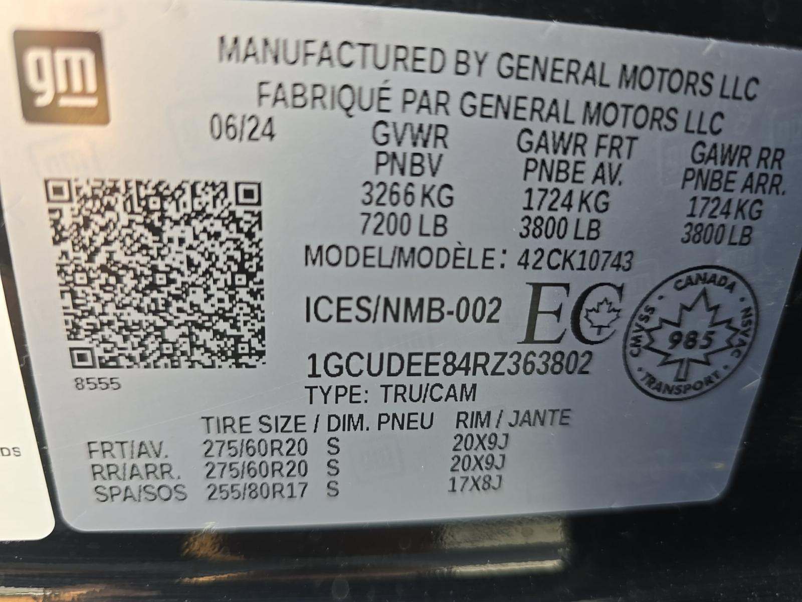 2024 Chevrolet Silverado 1500 RST AWD