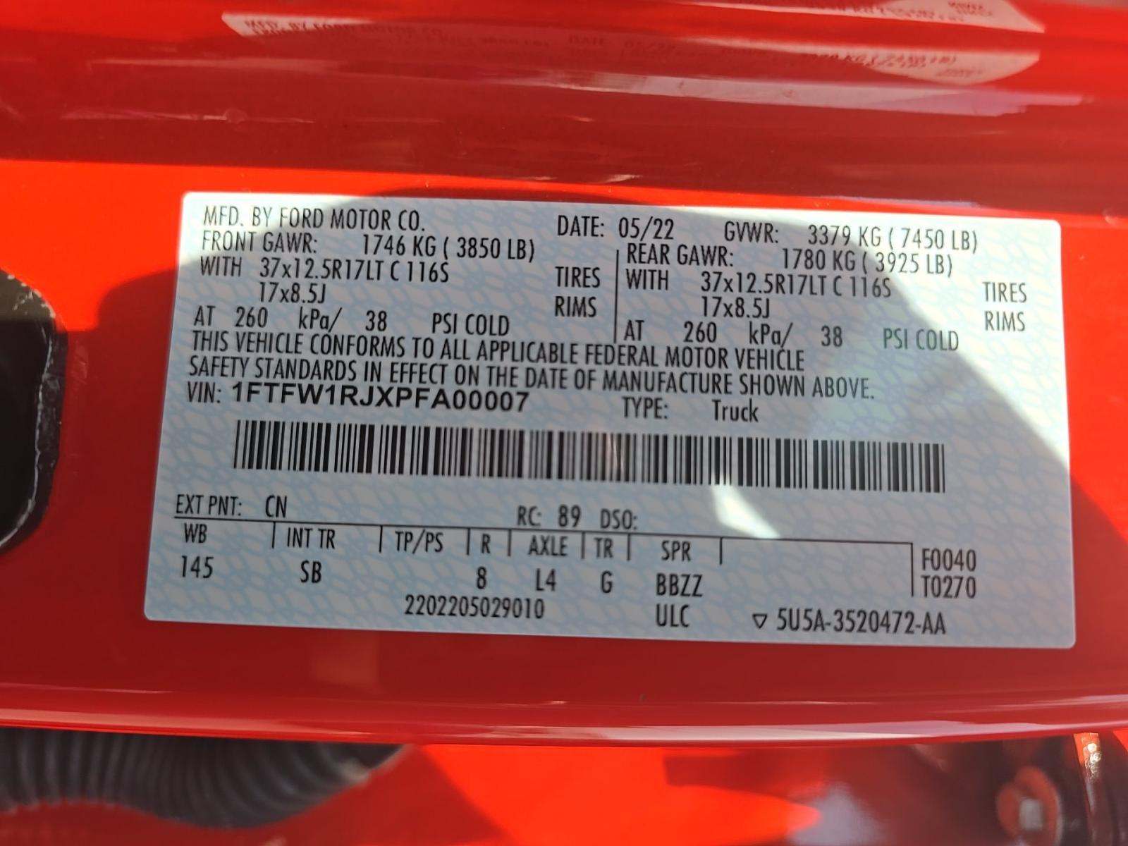 2023 Ford F-150 Raptor AWD