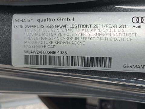 2016 Audi RS 7 Prestige AWD