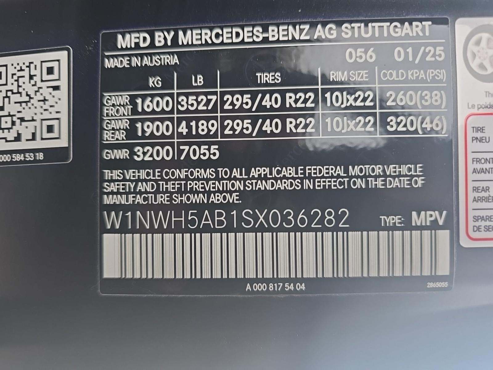 2025 Mercedes-Benz G-Class AMG G 63 AWD