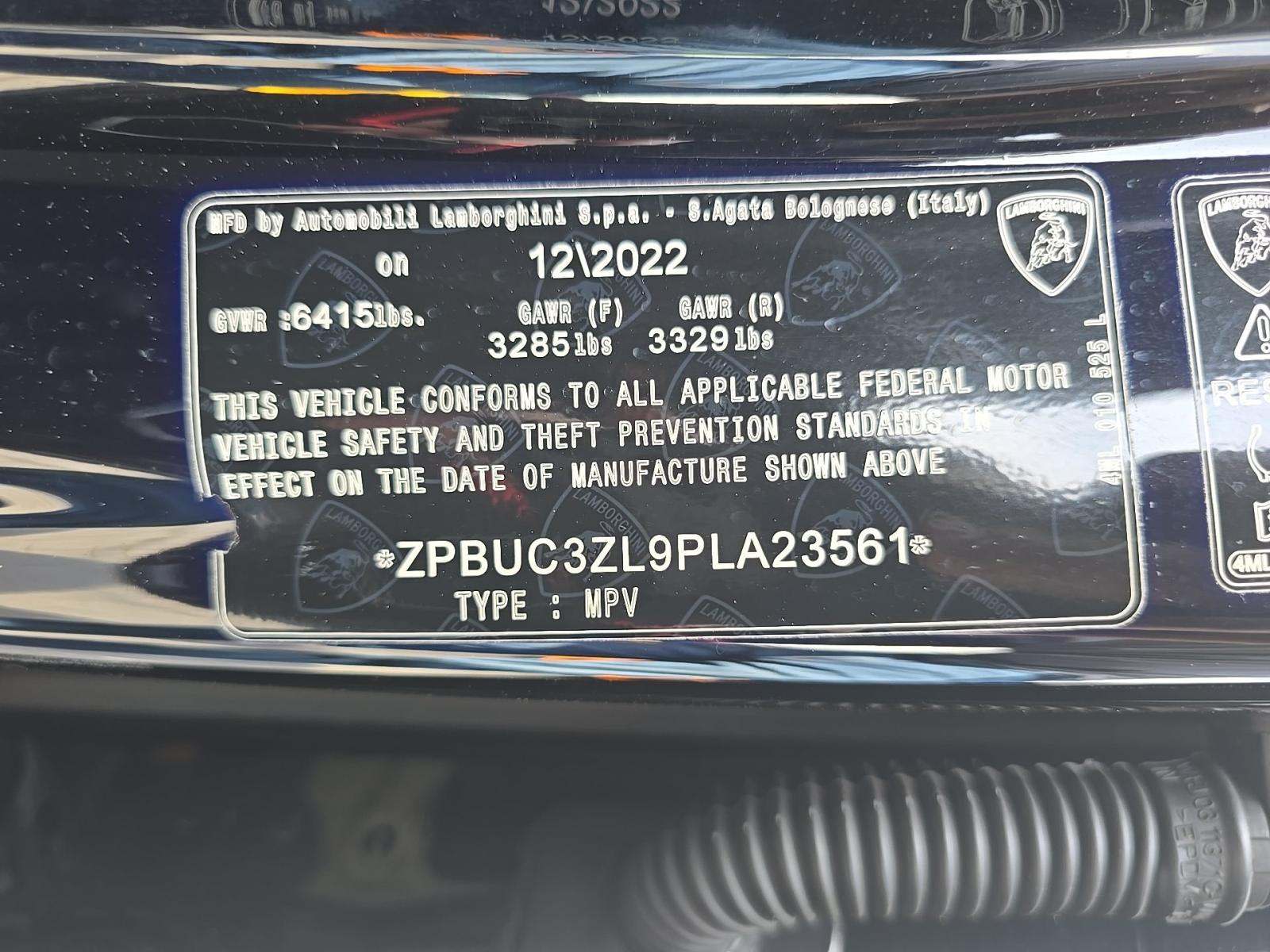 2023 Lamborghini Urus Performante AWD