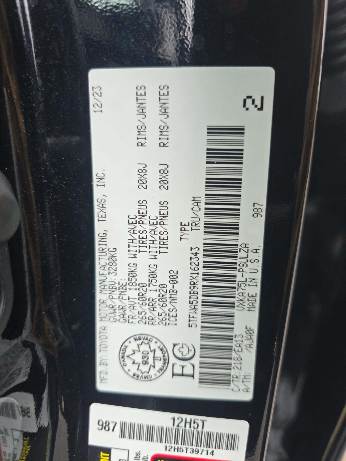 2024 Toyota Tundra Limited AWD