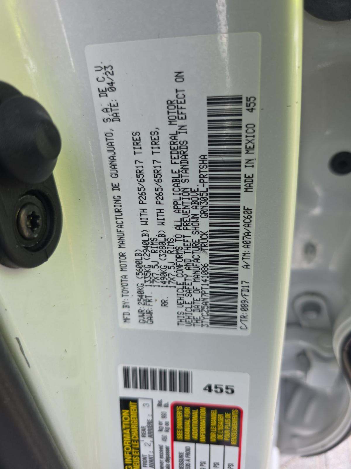 2023 Toyota Tacoma TRD Sport AWD