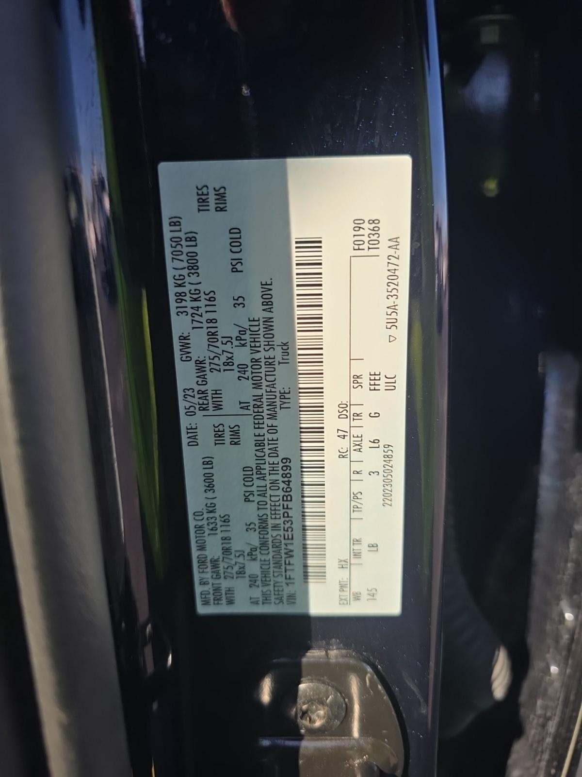 2023 Ford F-150 Tremor AWD