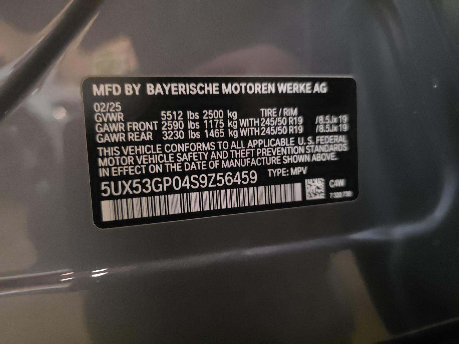 2025 BMW X3 xDrive30i AWD