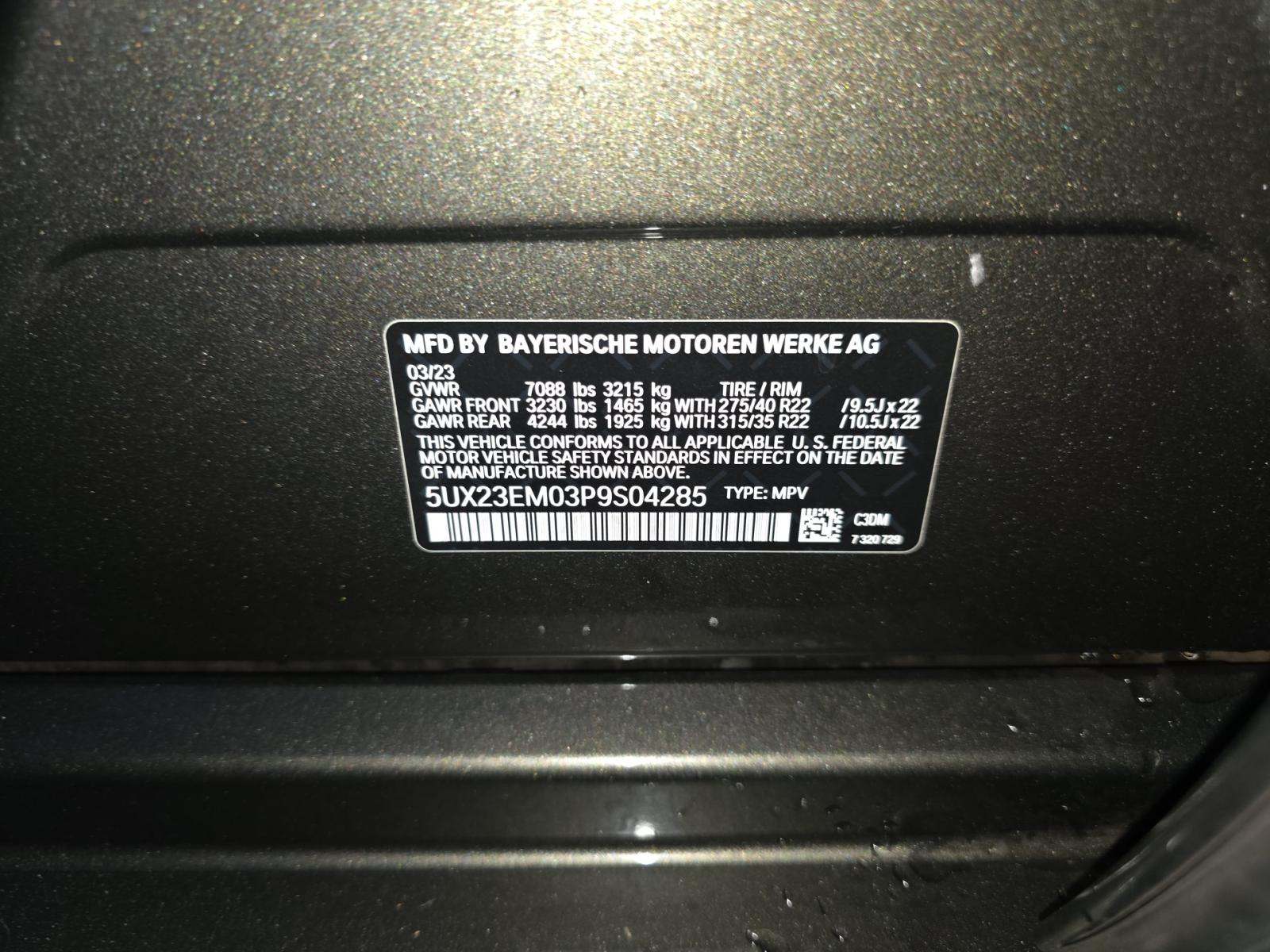 2023 BMW X7 xDrive40i AWD