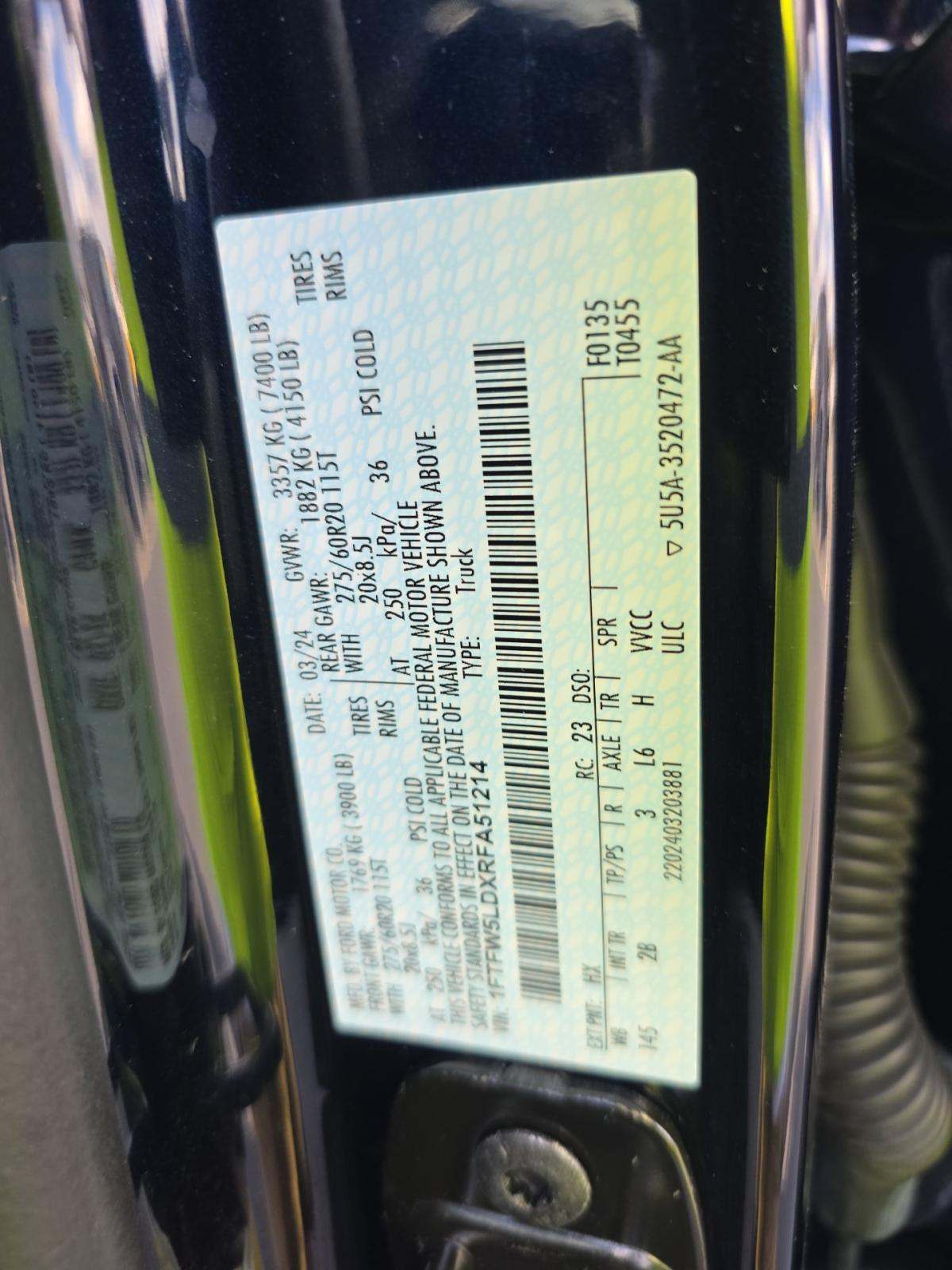 2024 Ford F-150 Hybrid Lariat AWD