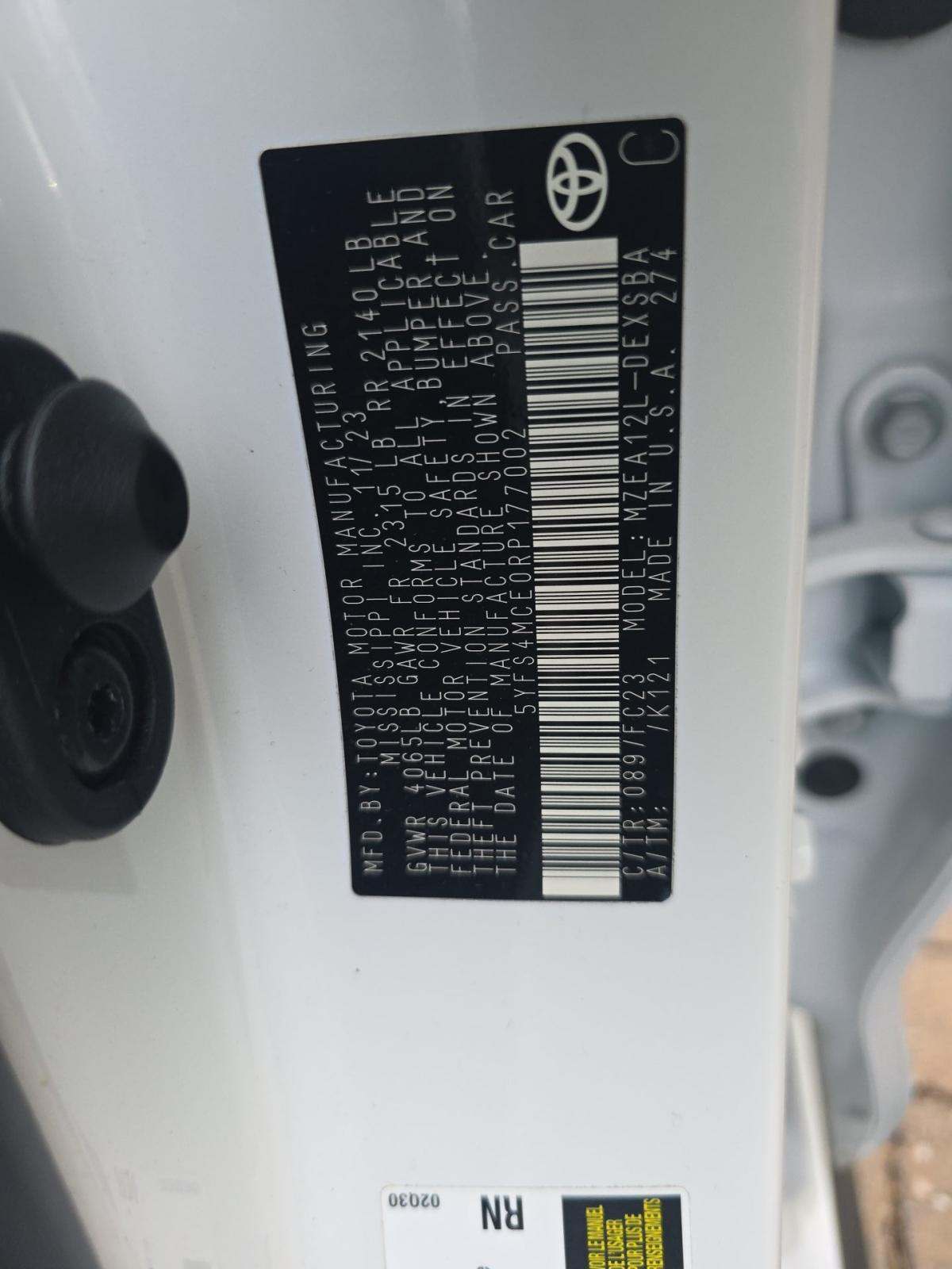 2024 Toyota Corolla SE FWD