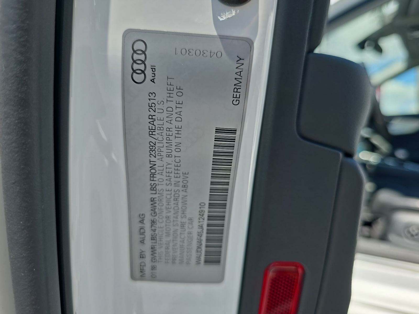 2018 Audi A4 Premium AWD