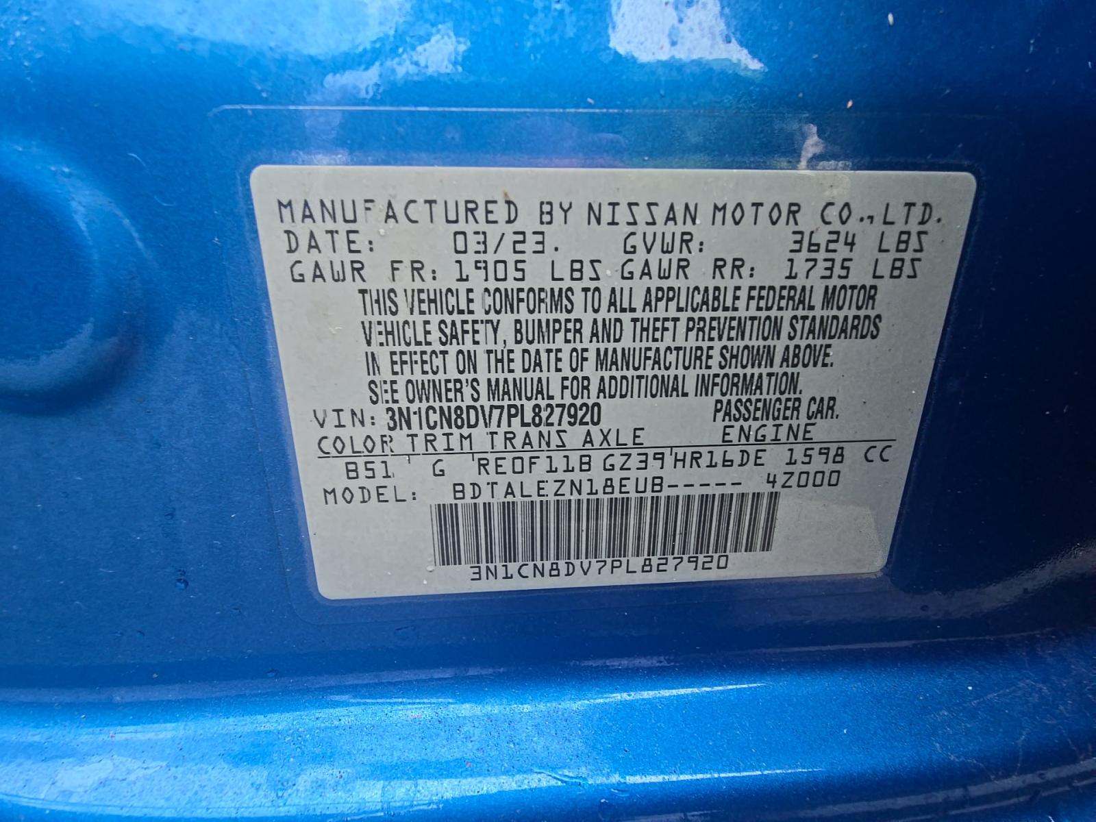 NISSAN VERSA - 5