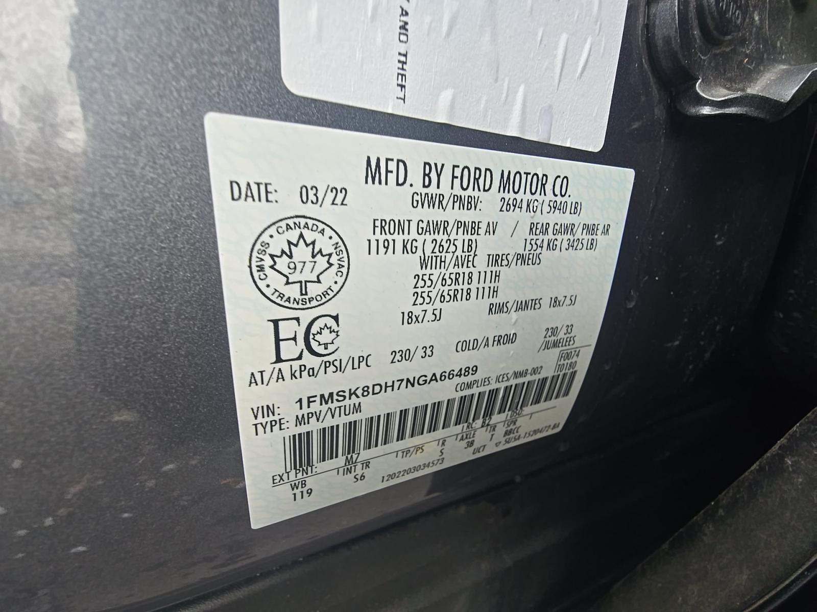 2022 Ford Explorer XLT AWD