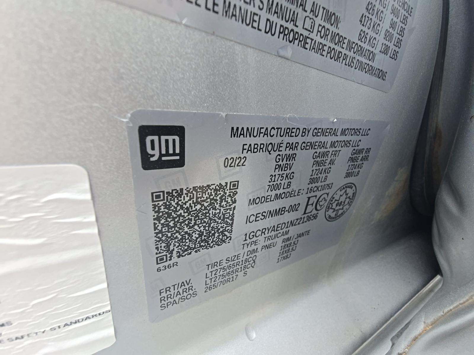 2022 Chevrolet Silverado 1500 Work Truck AWD