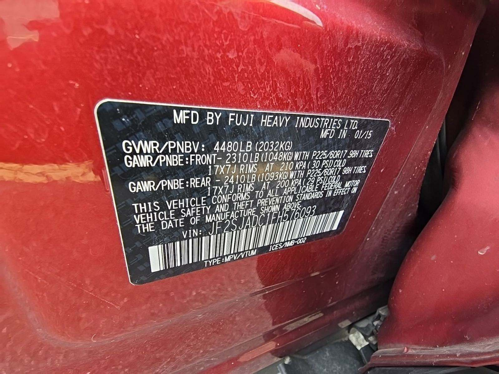 2015 Subaru Forester 2.5i Premium AWD