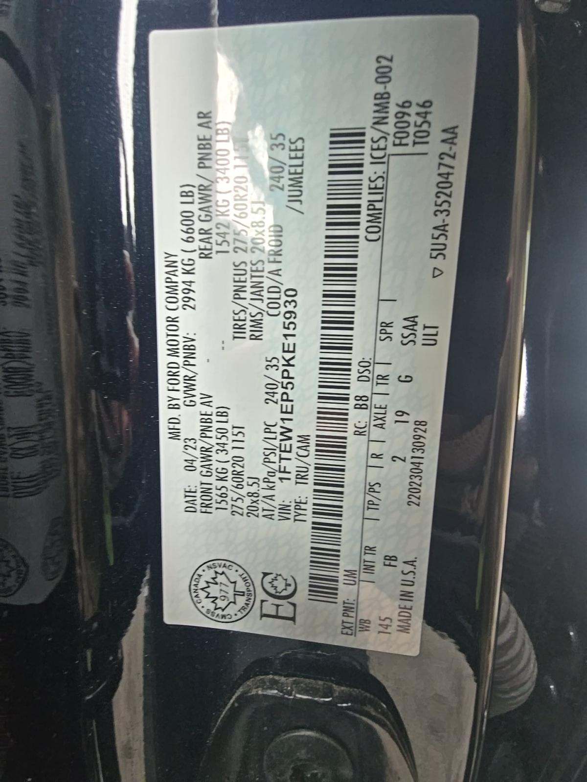 2023 Ford F-150 XLT AWD