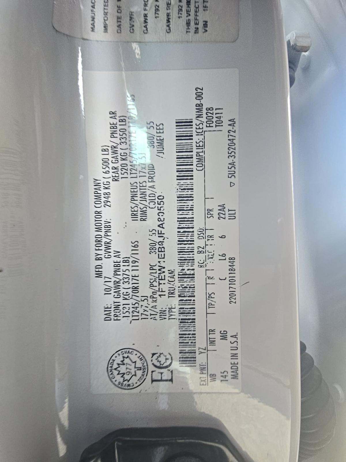 2018 Ford F-150 XLT AWD