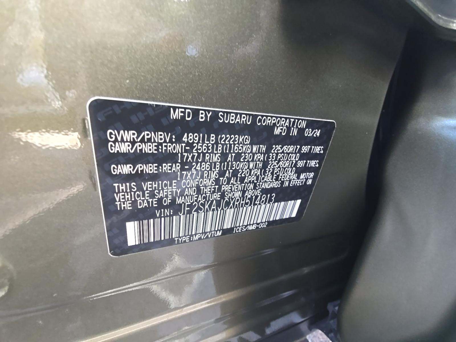 2024 Subaru Forester Wilderness AWD